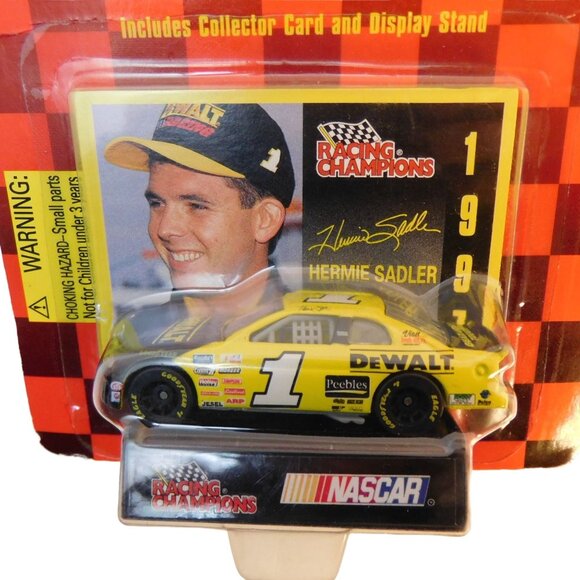 Racing Champions Nascar 1997 Hermie Sadler 1/64 Scale Die Cast Replicas #1 - Picture 2 of 7